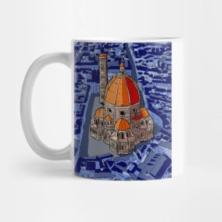 San Lorenzo Florence Italy Illustration Mug